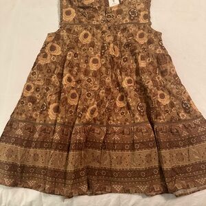 Spell ~ Little Gypsies Floral Brown Dress